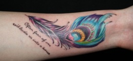 Peacock Feathers Tattoos and Its Wonderful Meanings