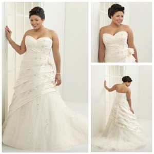 Plus Size Beach Gowns for Bride