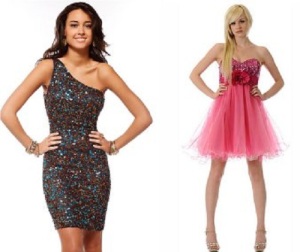 Prom Short Puffy Dresses Styles
