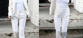 White Linen Pants Outfits for Spring Summer Fashion