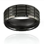 Black Wedding Bands for Him and Her