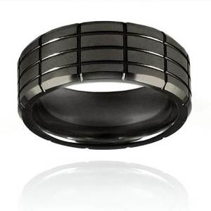 Black Wedding Bands for Him and Her