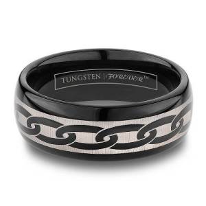 Black Wedding Bands for Men