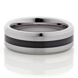 Black and White Wedding Bands Ideas
