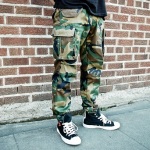 Boys Camo Cargo Pants Army