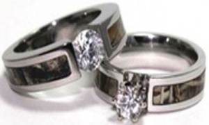 Camo Diamond Wedding Band Styles