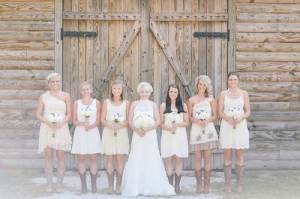 Country Chic Wedding Bridesmaid Dresses 2013