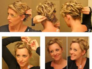 Front Updo for Short Fine Hair 2013