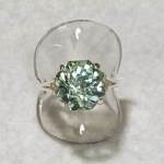 Green Amethyst Wedding Ring 2013