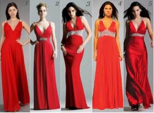 Long Grecian Prom Dresses Red
