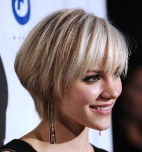 Short Hairstyles with Bangs Pictures