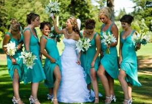 Tiffany Blue Bridesmaid Dresses Cheap