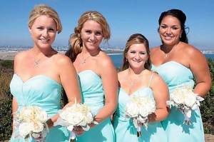 Tiffany Blue Bridesmaid Dresses Wedding
