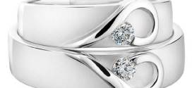 Two Plain Wedding Rings with Solitaire Innovative Ideas