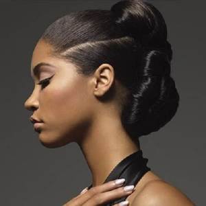 African American Bun Updo Designs
