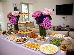 Bridal Shower Food Display
