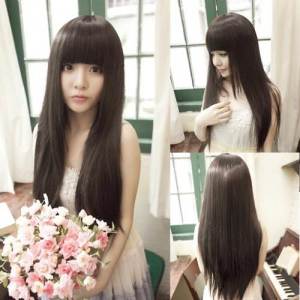 Long Straight Hair for Asians Images