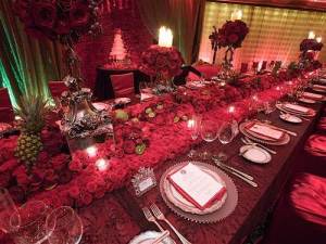 Wedding Reception Ideas Red