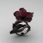 Black Gold Rings for Women