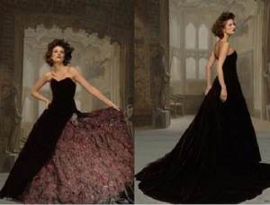 Gothic Black Wedding Dresses Images