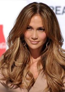 Light Highlights in Brown Hair Celebrity