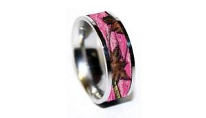 Pink Camo Diamond Ring Sale