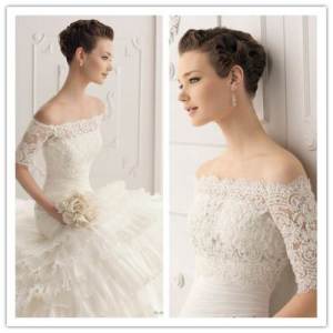 Wedding Dresses with Sleeves Vintage