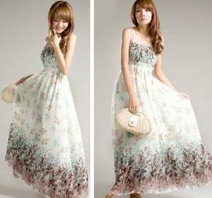 White Beach Dresses for Juniors