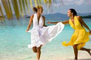 White Beach Dresses for Women