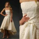 White Cotton Wedding Dress 2013