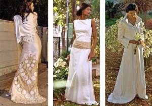 White and Gold Wedding Dresses Styles