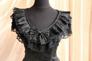 Black Gothic Dresses with Lace
