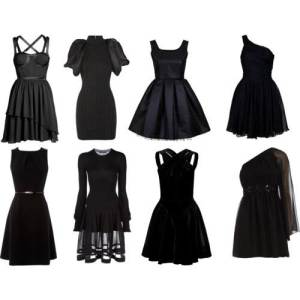 Black Puffy Short Dress Ideas