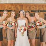 Brown Country Dresses Bridesmaid