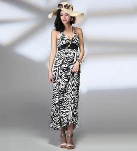 Dresses with Zebra Print Midi