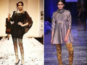 Long Dresses with Leggings Ideas