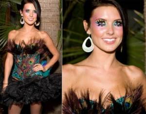 Peacock Fancy Dress Ideas for Ladies