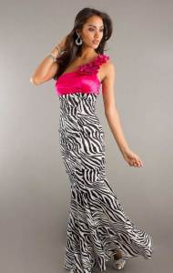 Pretty Zebra Print Prom Dresses Ideas