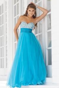 Prom Dress Blue Long