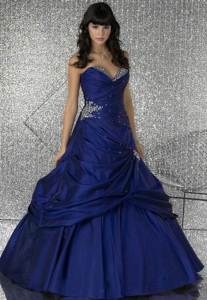 Prom Dress Blue and Purple