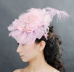 Prom Hairstyles with Headdress Blush