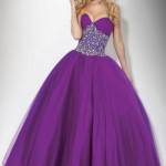Purple Long Prom Dresses 2013