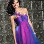Purple Short Dresses Cheap
