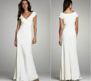 White Beach Wedding Dresses Casual Images