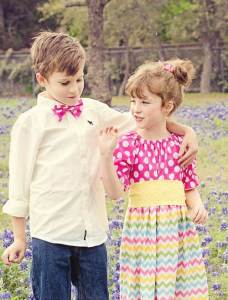Country Style Dresses in Patterns for Kids