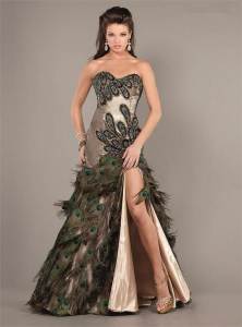 Peacock Prom Dresses 2014