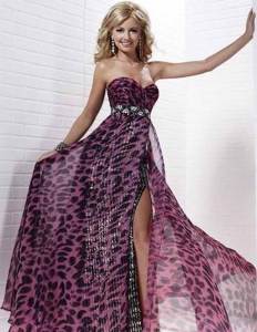 Printed Prom Dress 2013