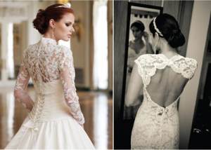 Wedding Dress Lace Back