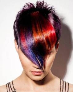 Edgy Highlights Hairstyles Sample