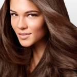 Medium caramel Brown Hair Dye Concept